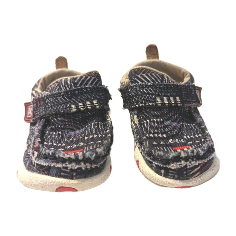 Twisted X ICA0020 Infant Kicks Multi Color Geometric Fabric Leather Shoes 5M
